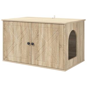 vidaXL Kaķu māja Sonoma 85 x 55 x 50,5 cm Inženierijas koks
