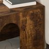 vidaXL Kaķu māja Dūmaka ozols 51 x 30 x 52 cm Inženierijas koks