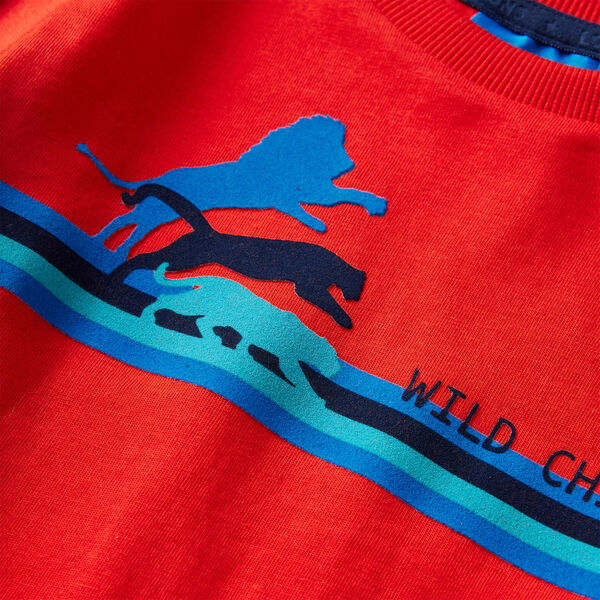 Bērnu krekls ar garām piedurknēm, sarkans, 92