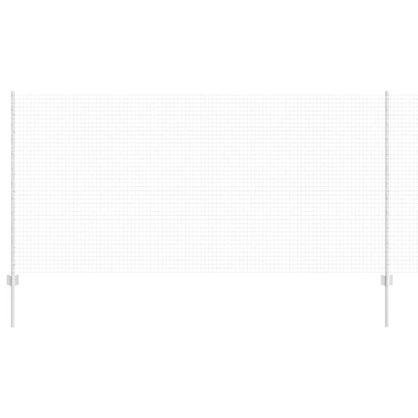 vidaXL Žogs ar stabu Sudraba 1,2 x 50 m Tērauds