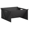 vidaXL Uguns bedre Melns 40 x 40 x 20 cm Tērauds