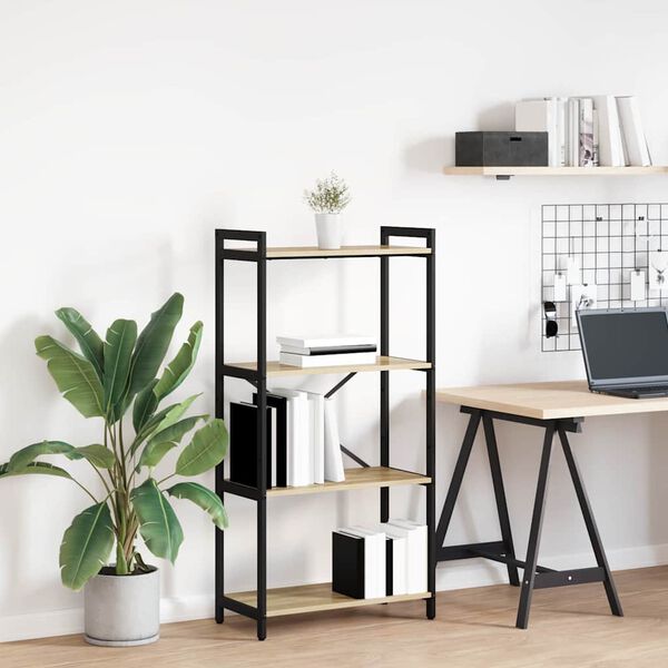 vidaXL Grāmatu plaukts Sonoma ozols 40 x 30 x 85 cm Inženierijas koks