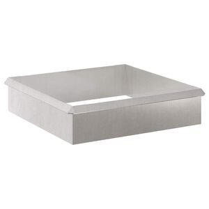 vidaXL Gliemežu sētas 8 gab. 100 x 3,5 x 25 cm Nerūsējo&scaron;s tērauds