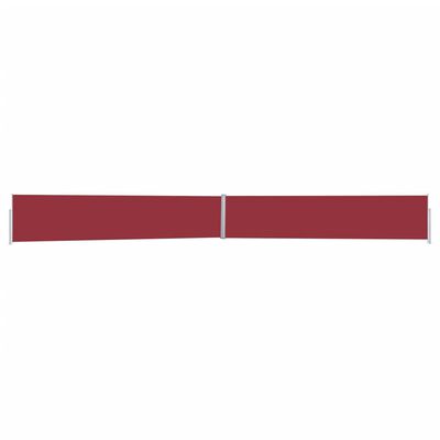 vidaXL izvelkama sānu markīze, sarkana, 170x1200 cm