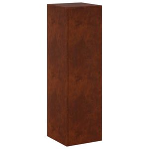 vidaXL Augu statīvs Rūsa 30 x 30 x 100 cm Novecināts tērauds