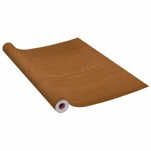 vidaXL mēbeļu līmplēve, ozolkoka krāsa, 500x90 cm, PVC