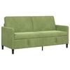vidaXL Sofas ar uzglabā&scaron;anu Gai&scaron;i zaļa 172 x 78 x 87 cm Poliesters