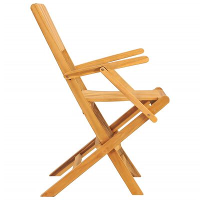 vidaXL saliekami dārza krēsli, 2 gab., 55x61x90 cm, masīvs tīkkoks