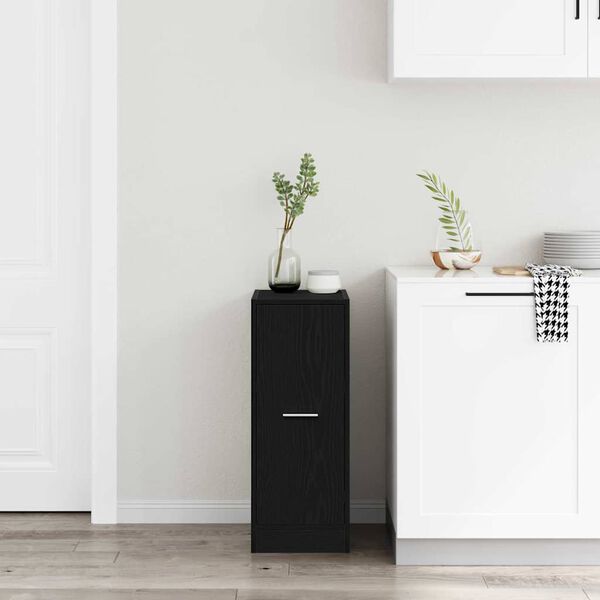 vidaXL Aptiekāra skapis Melns ozols 30 x 41 x 77.5 cm