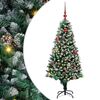 vidaXL Mākslīgā Ziemassvētku eglīte su 150 LED ar statīvu Zaļa 150 cm