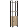 vidaXL Grāmatplaukts Sonoma ozols 40 x 24 x 161 cm Inženierijas koks