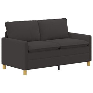 vidaXL Dīvāns Tum&scaron;i pelēka 156 x 81 x 87,5 cm Audums