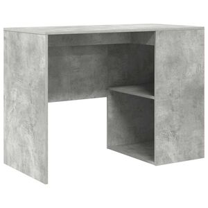 vidaXL Galds Betona pelēks Inženierijas koks 102 x 50 x 75 cm