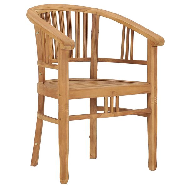 vidaXL 9-daļīgs dārza mēbeļu komplekts, masīvs tīkkoks