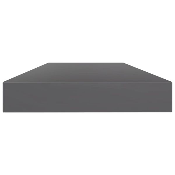 vidaXL plauktu dēļi, 8 gab., pelēki, 80x10x1,5 cm, skaidu plāksne