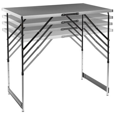 HI saliekams galds, 100x60x94 cm, alumīnijs