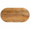 vidaXL galda virsma, 140x60x2,5 cm, ovāla, mango masīvkoks