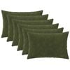 vidaXL Spilvenu pārvalks 6 pcs HEERLEN Zaļa 30 x 50 cm