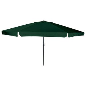 vidaXL Dārza parasols Zaļa 394 x 394 x 248 cm Poliesters un tērauds