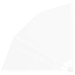 vidaXL Balkona privātuma ekrāns 140 x 140 cm Poliesters Balts
