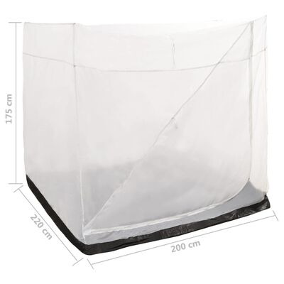 vidaXL universāla iekšējā telts, pelēka, 200x220x175 cm