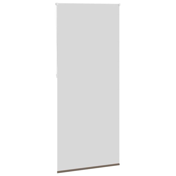 vidaXL rullo žalūzijas, aptum&scaron;ojo&scaron;as, 84,4x230 cm, audums, platums 80 cm, kafijas krāsā