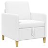 vidaXL Sofas ar uzglabā&scaron;anu Balts 72 x 78 x 87 cm Poliesters