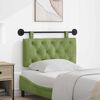 vidaXL Karājo&scaron;s galvgalis Gai&scaron;i zaļa 90 x 55 x 7 cm Samts