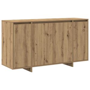 vidaXL Puse Artisānā ozols 135 x 41 x 75 cm Inženierijas koks