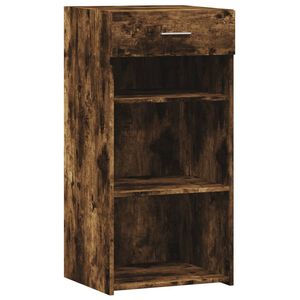 vidaXL kumode, ozolkoka krāsa, 40x42,5x93 cm, inženierijas koks