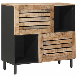 vidaXL Uzglabā&scaron;anas skapji Brūna 80 x 33,5 x 75 cm Cieta mango koksne
