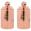 vidaXL Lampu turētāji 2 gab Rose Gold E27