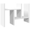 vidaXL rakstāmgalda organizators, balts, 34,5x15,5x35,5 cm, koks