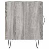 vidaXL naktsskapītis, pelēcīga ozola, 40x40x50 cm, inženierijas koks