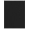 vidaXL durvju paklājs, melns, 90x120 cm