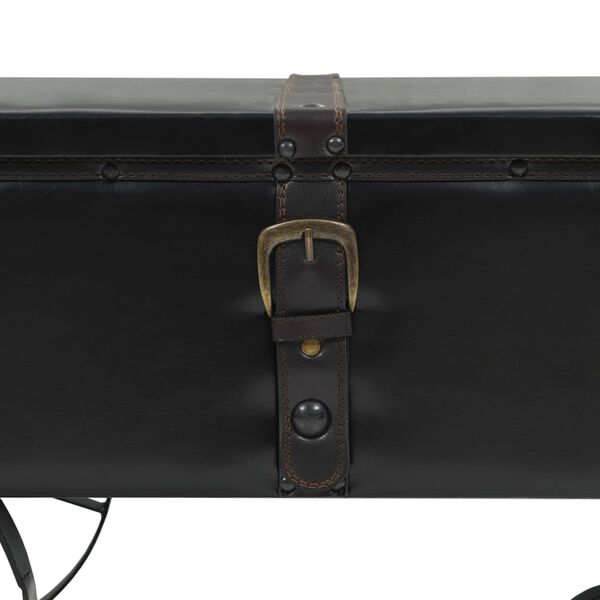 vidaXL kafijas galdiņš, 110x55x43 cm, MDF, egles koks