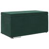 vidaXL Krēsls Tum&scaron;i zaļ&scaron; 81 x 41 x 40 cm Sams un inženierijas koks