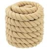 vidaXL Laivu virvju 10 m 5 Dabiska PP
