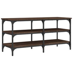 vidaXL apavu skapītis, brūns, 100x38,5x49 cm, inženierijas koks