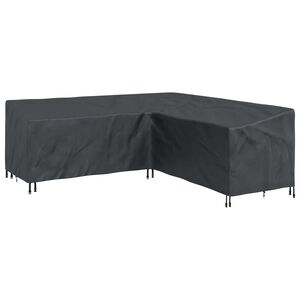 vidaXL Mēbeļu pārklājs Melns 220 x 220 x 80 cm 420D Oksforda audums