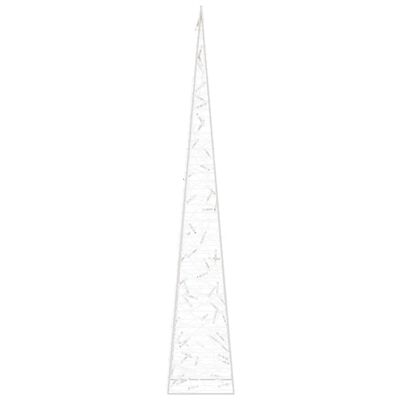 vidaXL Ziemassvētku rotājums, 60 silti baltas LED, 120 cm, akrils