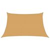 vidaXL saulessarga bura, 160 g/m&sup2;, trapeces formas, smil&scaron;u formas, 3/4x2 m, HDPE