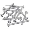 vidaXL Mēbeļu skrūves 12 gab. Sudraba M6 x 85 mm Tērauds