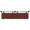 vidaXL Karājo&scaron;s galvgalis Spīdīga brūna 190 x 55 x 5 cm Antīks PU