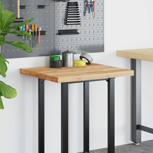 vidaXL rakstāmgalda virsma, 100x60x4 cm, eļļas apdare, akācijas koks