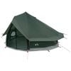 vidaXL Tipi telts ar jumtu Armijas zaļa 700 x 700 x 395 cm