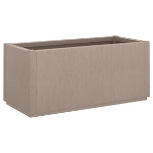 vidaXL dārza puķu kaste, gai&scaron;i brūna, 80x36x35 cm, PP