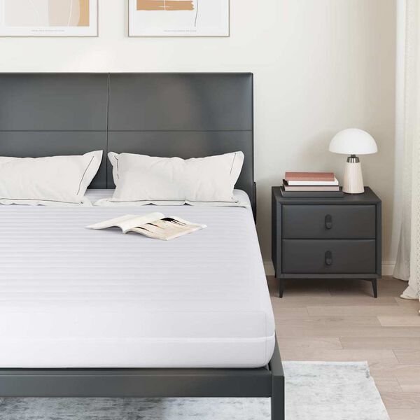 vidaXL Matracis Balts 140 x 190 cm Kabatas atspera