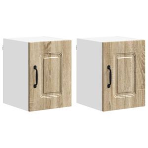 vidaXL Trauku ma&scaron;īnas panelis Kalmar 2 pcs Sonoma ozols