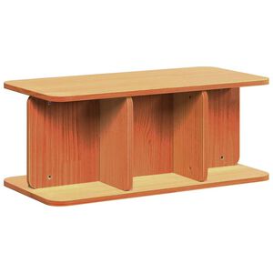 vidaXL Kafijas galdiņ&scaron; Vaks brūns 80 x 39,5 x 33,5 cm
